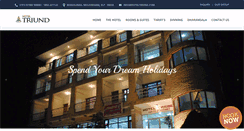 Desktop Screenshot of hoteltriund.com