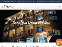 Tablet Screenshot of hoteltriund.com
